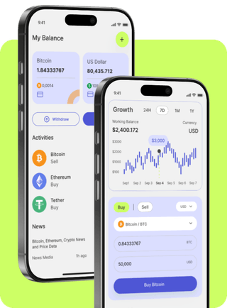 Veer Kapitent handelsplatform-interface met live marktdata